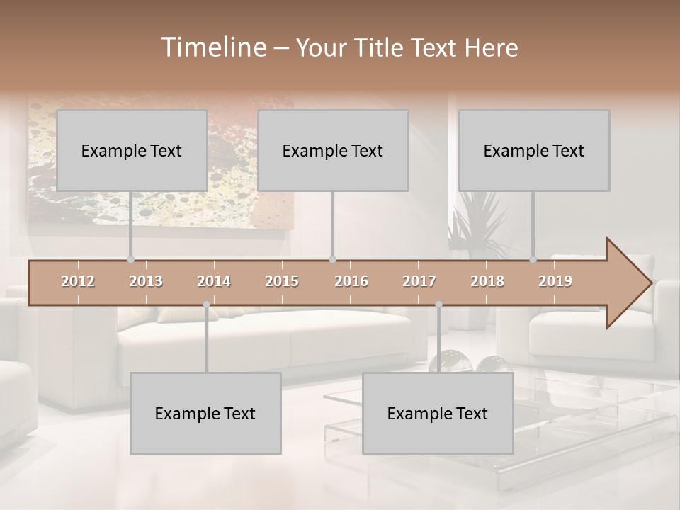 Cuscino Stanza Mobili PowerPoint Template