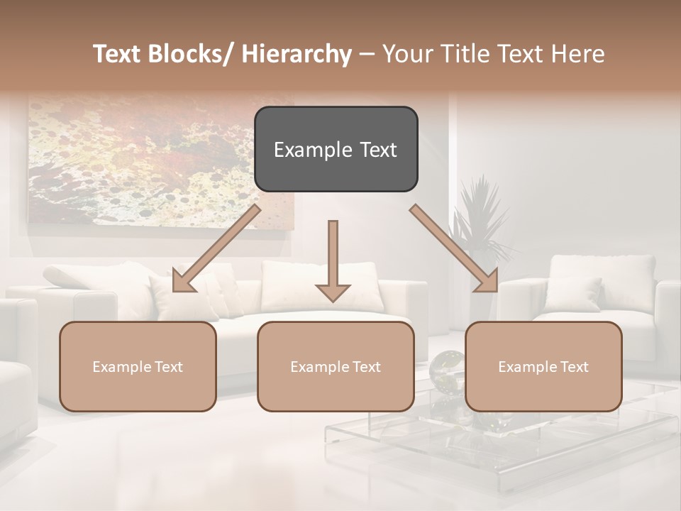 Cuscino Stanza Mobili PowerPoint Template