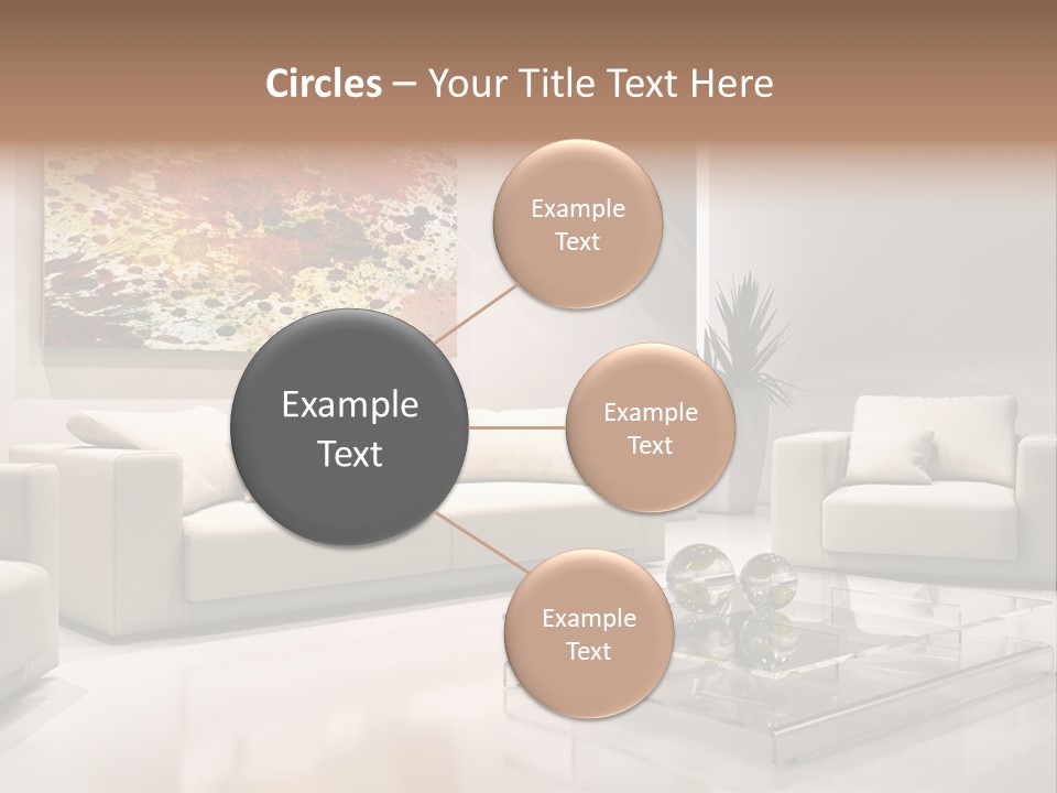 Cuscino Stanza Mobili PowerPoint Template