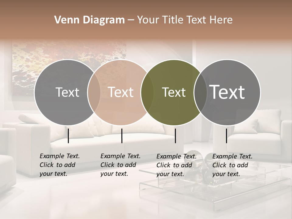 Cuscino Stanza Mobili PowerPoint Template