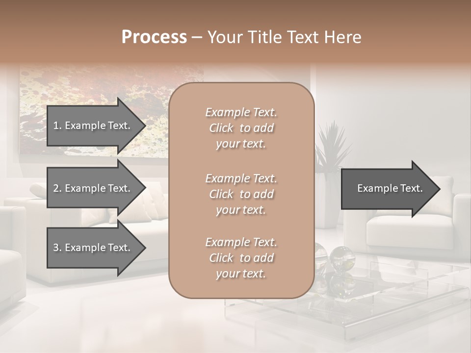 Cuscino Stanza Mobili PowerPoint Template