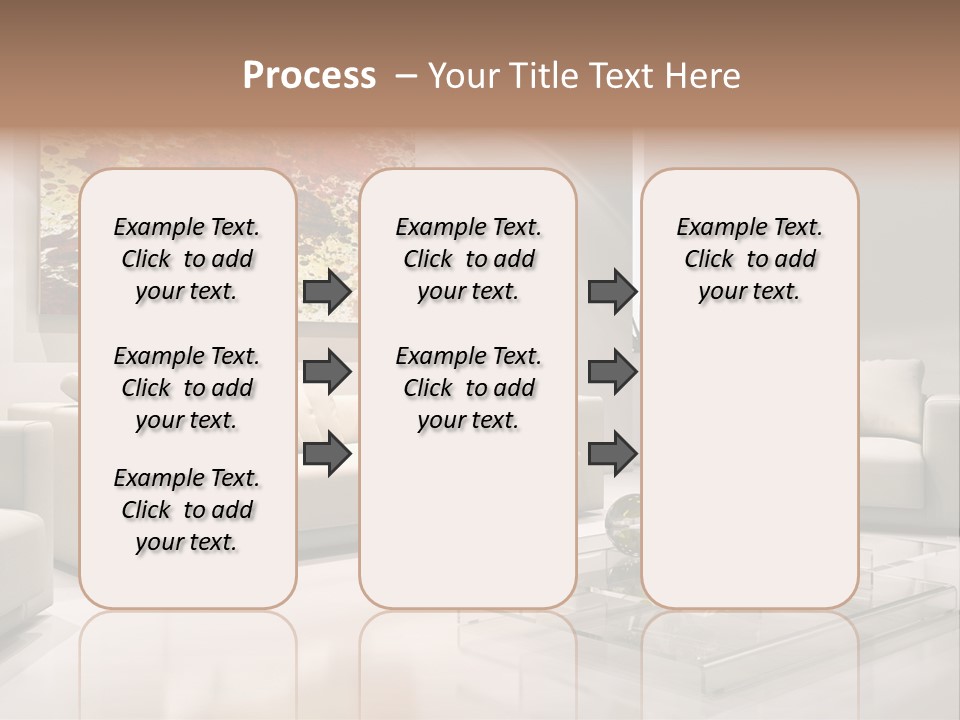 Cuscino Stanza Mobili PowerPoint Template
