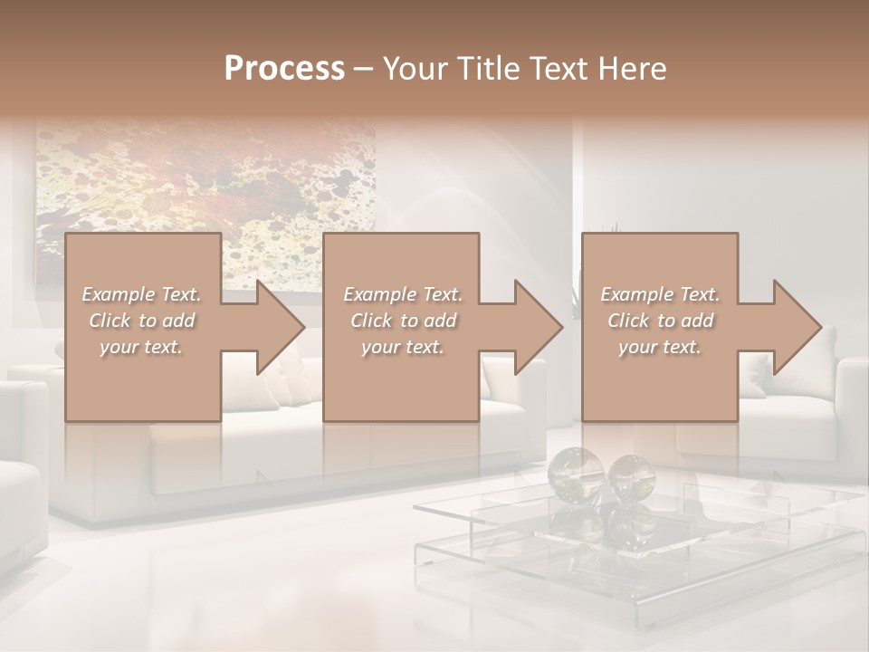 Cuscino Stanza Mobili PowerPoint Template