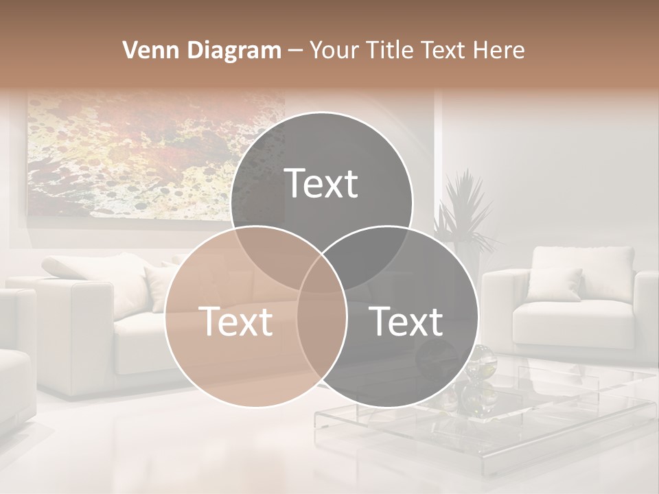 Cuscino Stanza Mobili PowerPoint Template