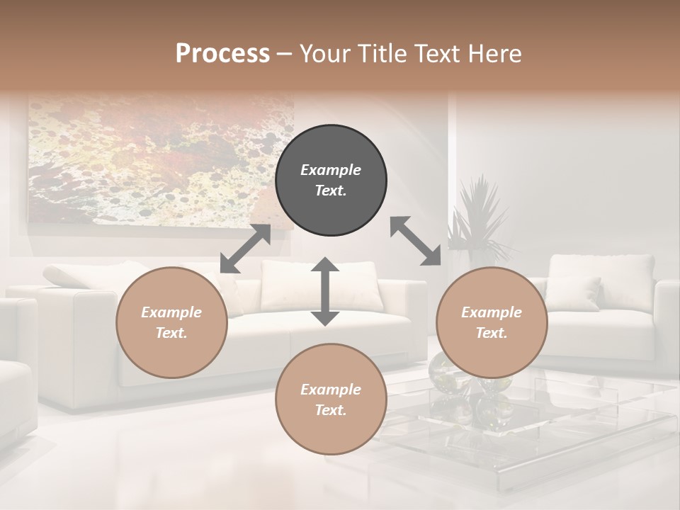 Cuscino Stanza Mobili PowerPoint Template