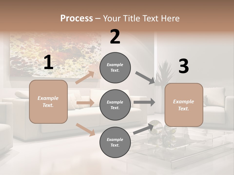 Cuscino Stanza Mobili PowerPoint Template