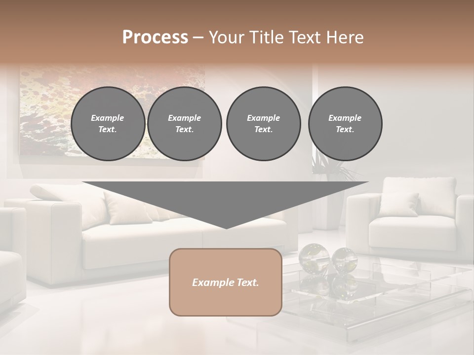 Cuscino Stanza Mobili PowerPoint Template