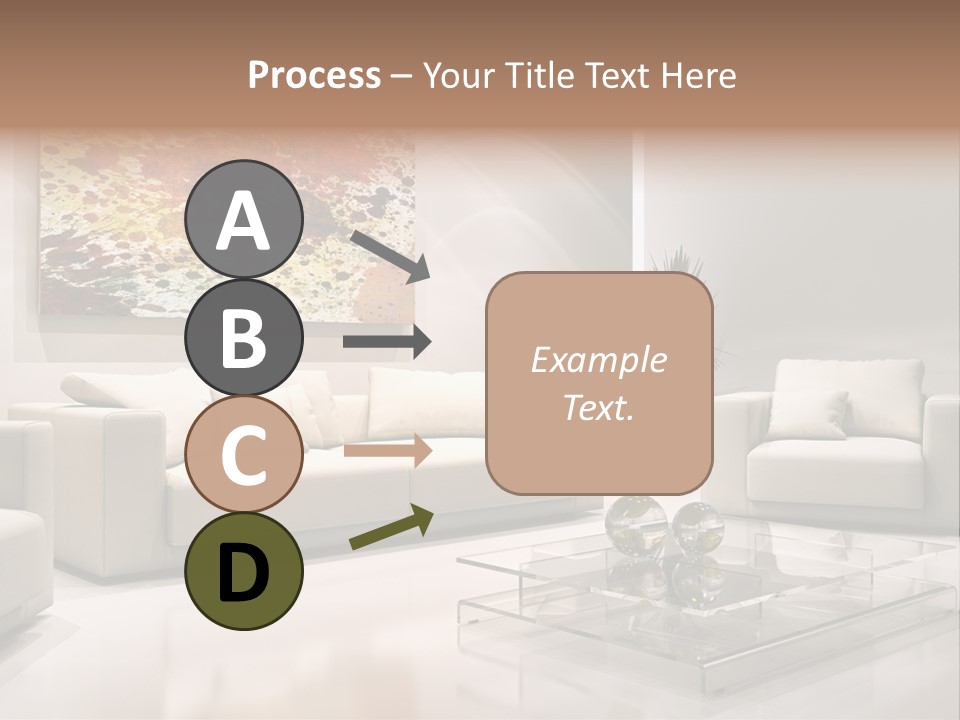 Cuscino Stanza Mobili PowerPoint Template