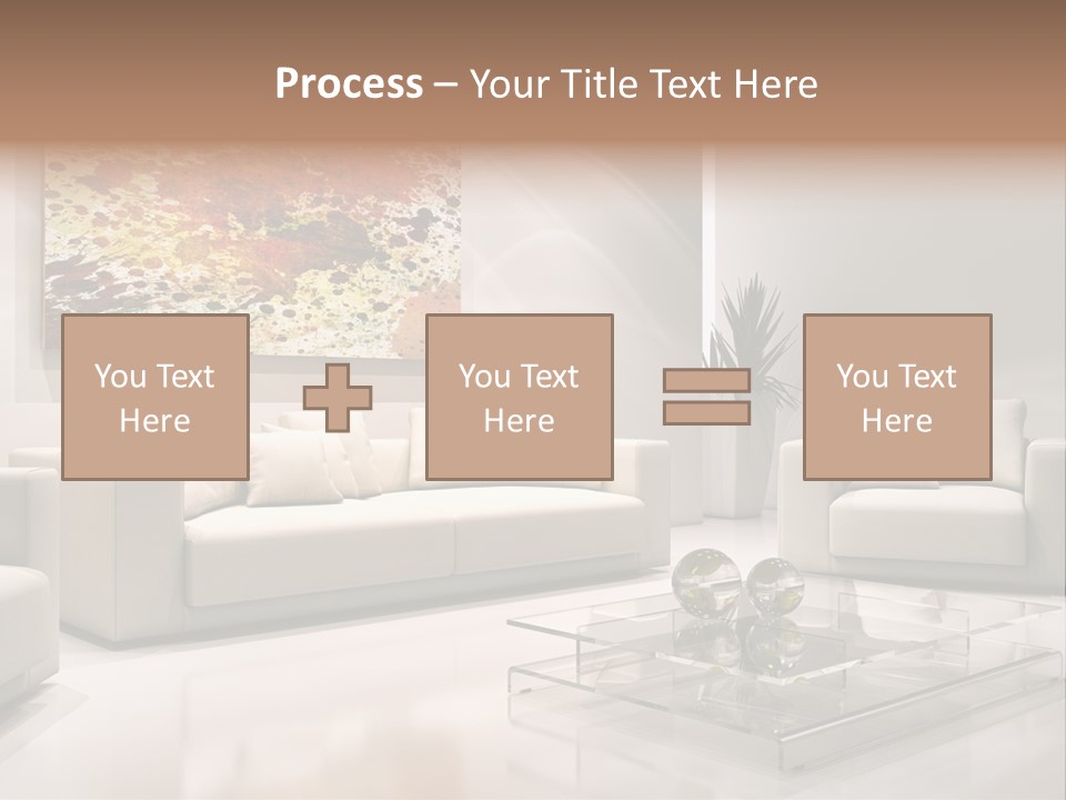 Cuscino Stanza Mobili PowerPoint Template