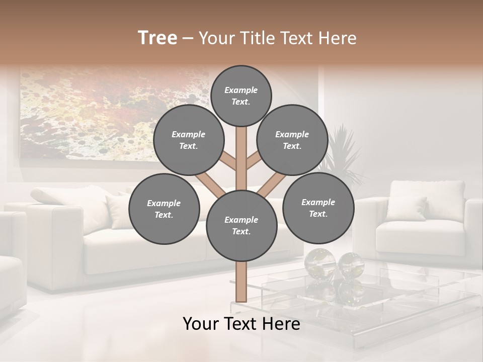 Cuscino Stanza Mobili PowerPoint Template