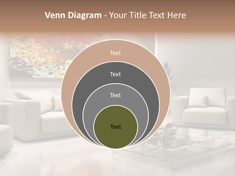 Cuscino Stanza Mobili PowerPoint Template
