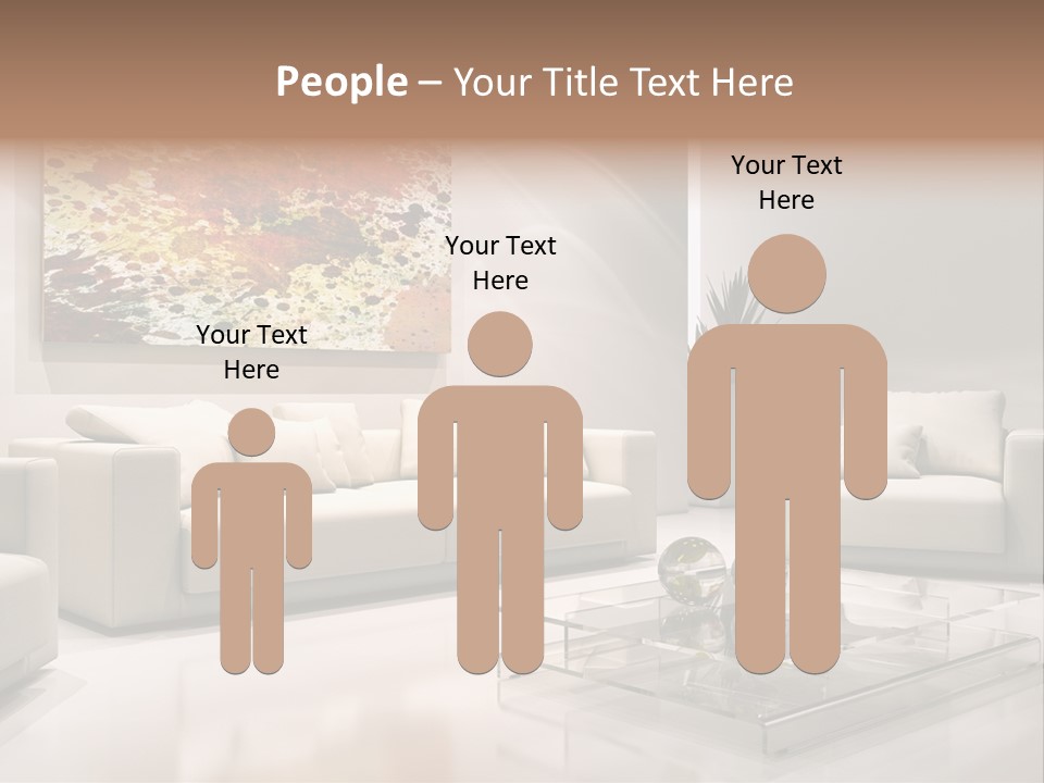Cuscino Stanza Mobili PowerPoint Template