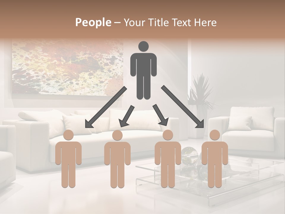 Cuscino Stanza Mobili PowerPoint Template