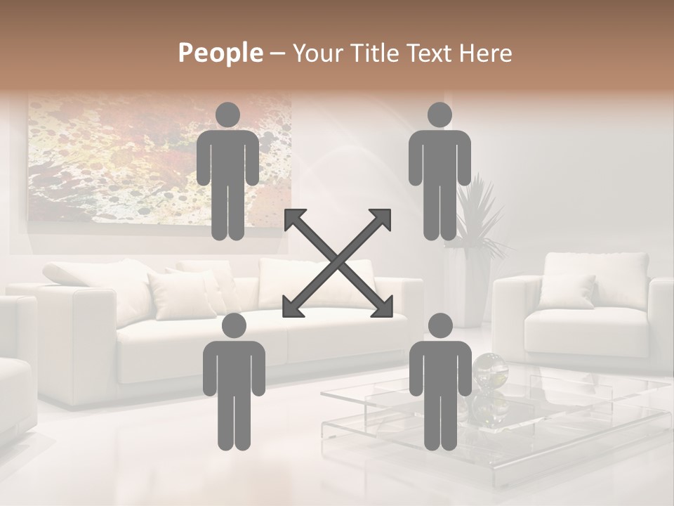 Cuscino Stanza Mobili PowerPoint Template