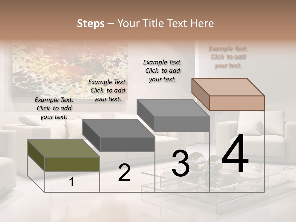 Cuscino Stanza Mobili PowerPoint Template