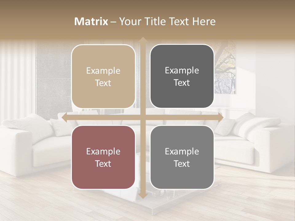 Appartamento Sedia Abitazione PowerPoint Template