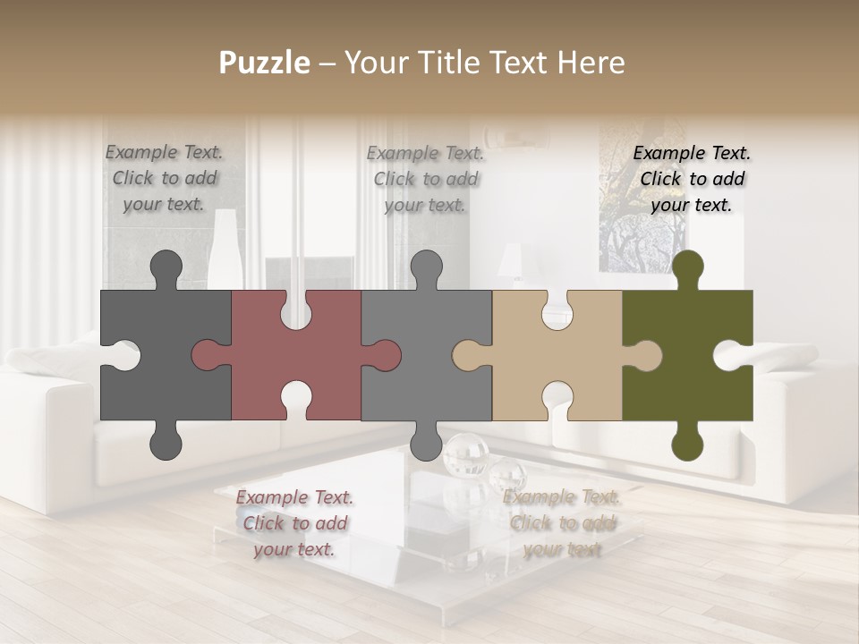 Appartamento Sedia Abitazione PowerPoint Template