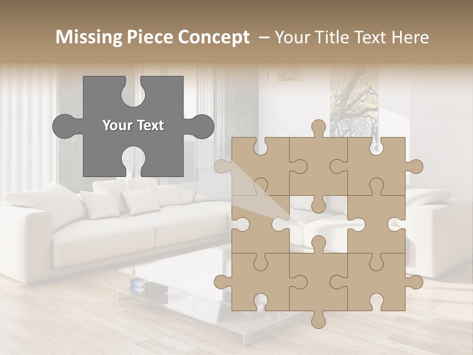 Appartamento Sedia Abitazione PowerPoint Template