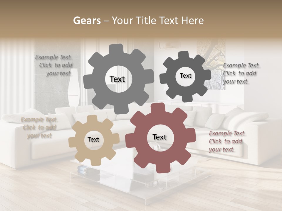 Appartamento Sedia Abitazione PowerPoint Template