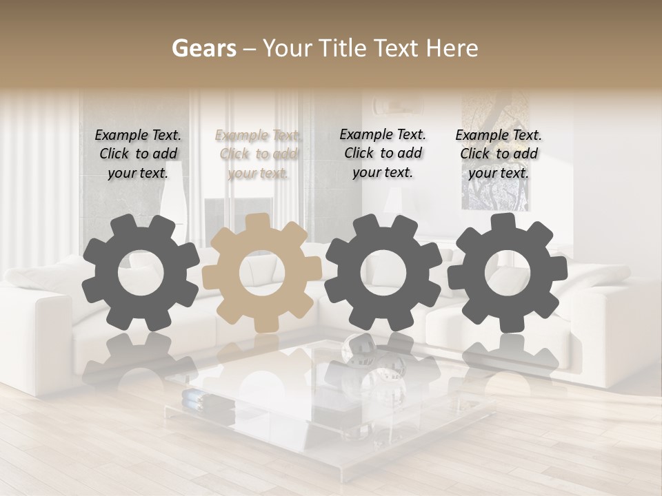 Appartamento Sedia Abitazione PowerPoint Template