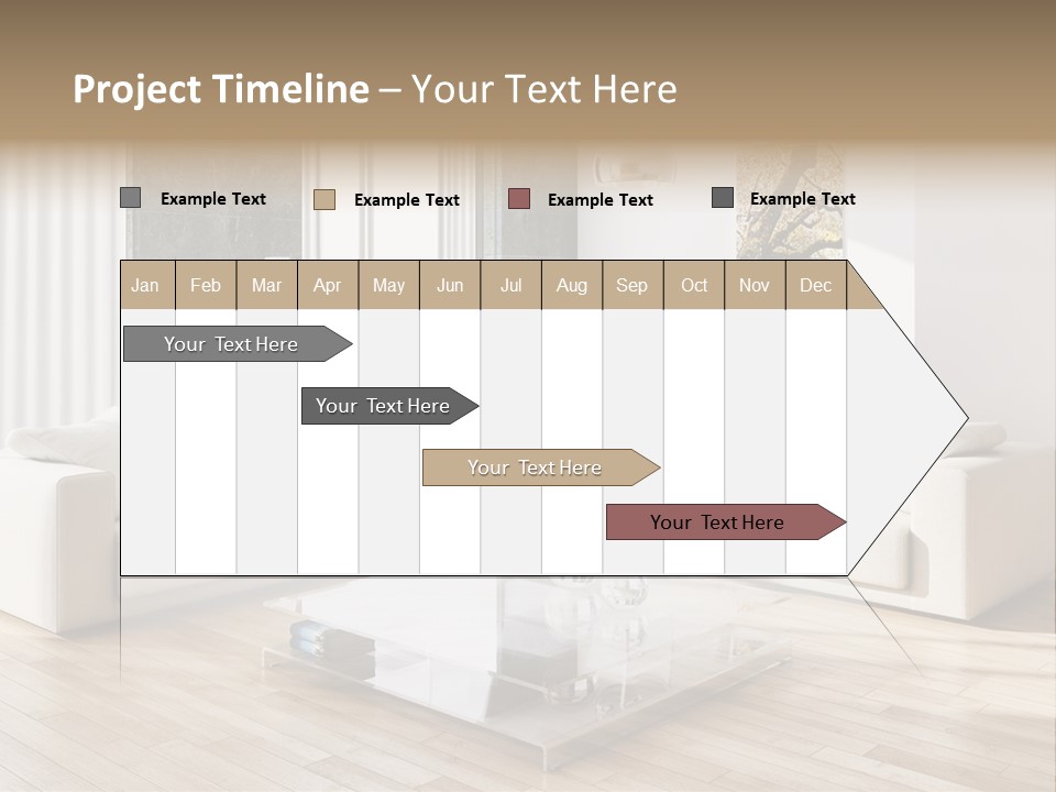 Appartamento Sedia Abitazione PowerPoint Template