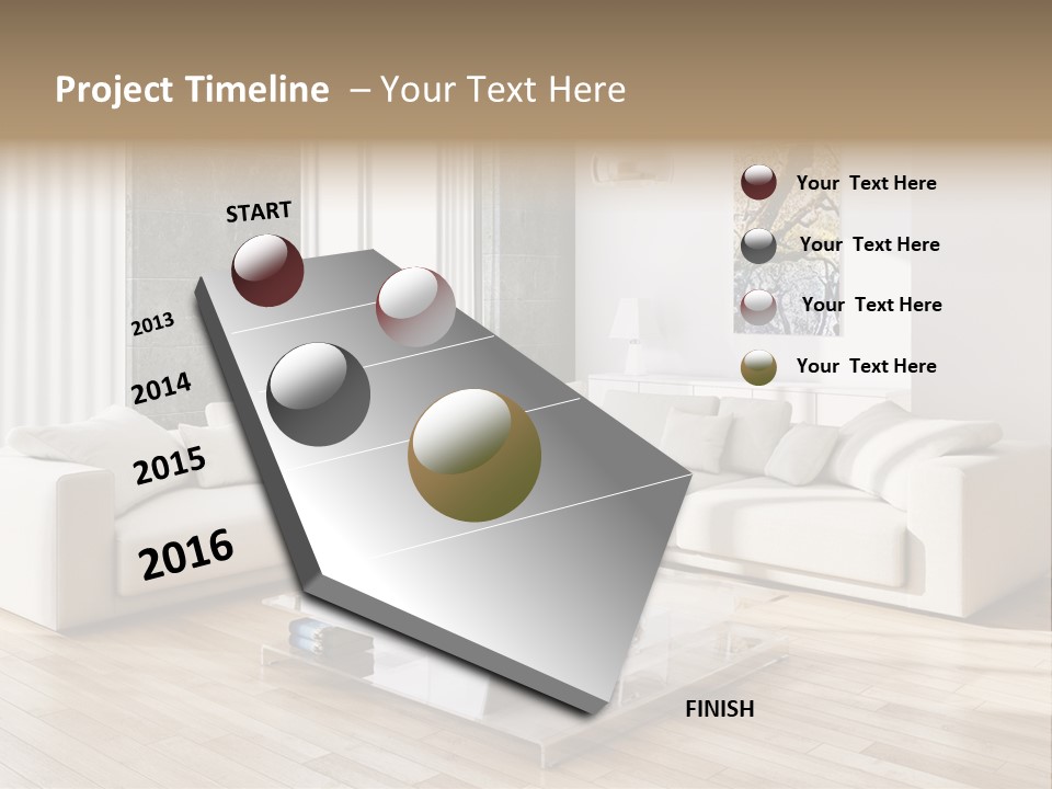 Appartamento Sedia Abitazione PowerPoint Template