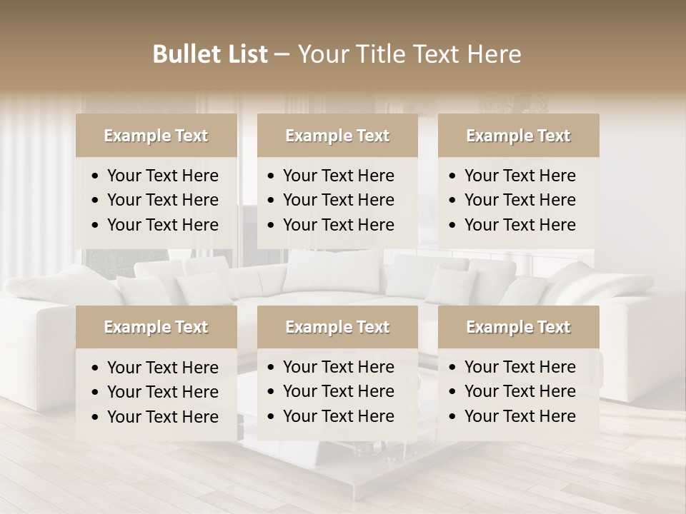 Appartamento Sedia Abitazione PowerPoint Template