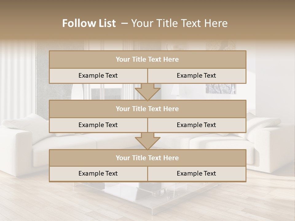 Appartamento Sedia Abitazione PowerPoint Template