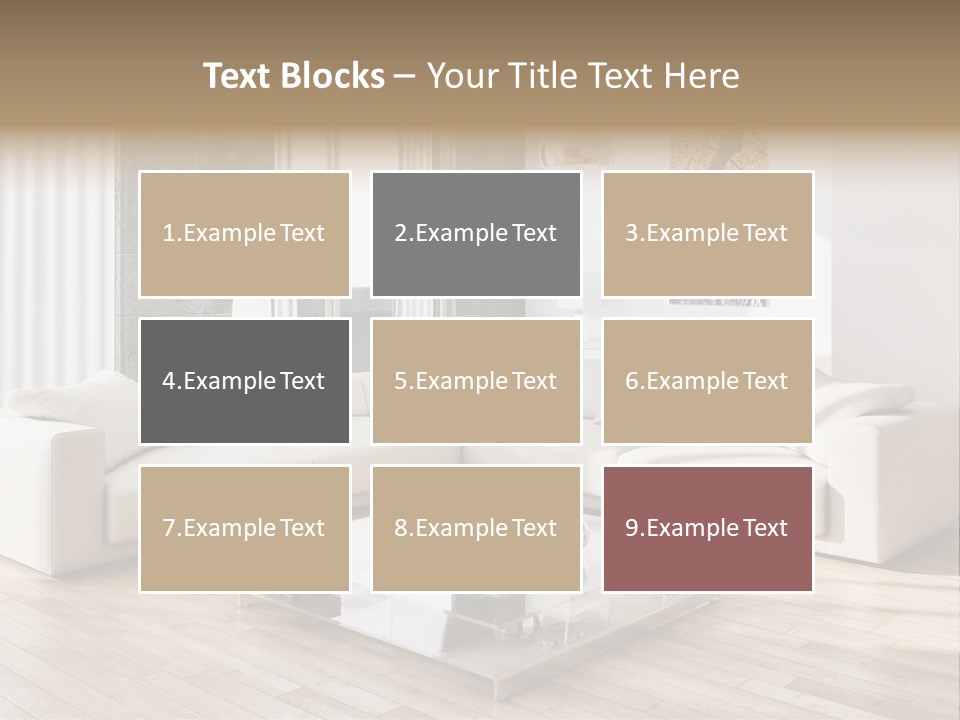 Appartamento Sedia Abitazione PowerPoint Template