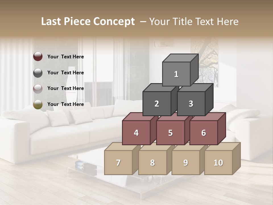 Appartamento Sedia Abitazione PowerPoint Template