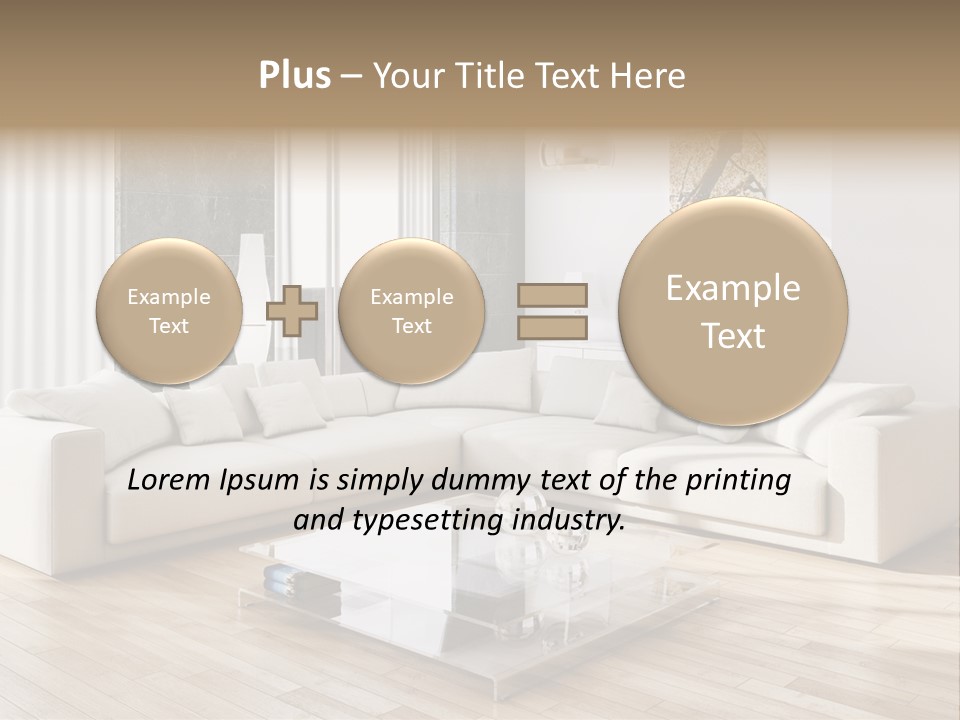 Appartamento Sedia Abitazione PowerPoint Template