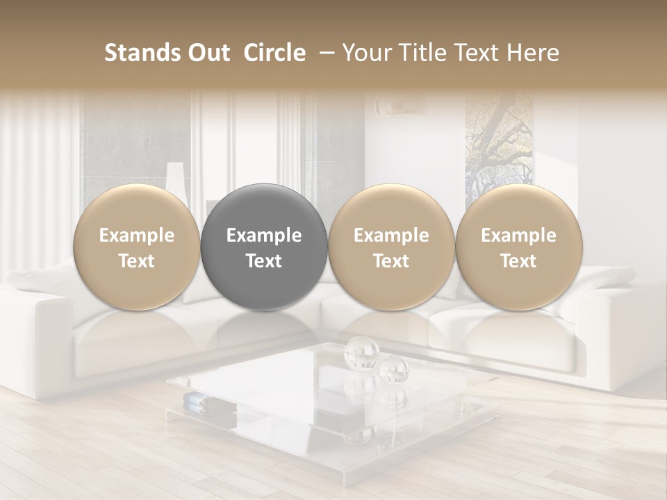 Appartamento Sedia Abitazione PowerPoint Template