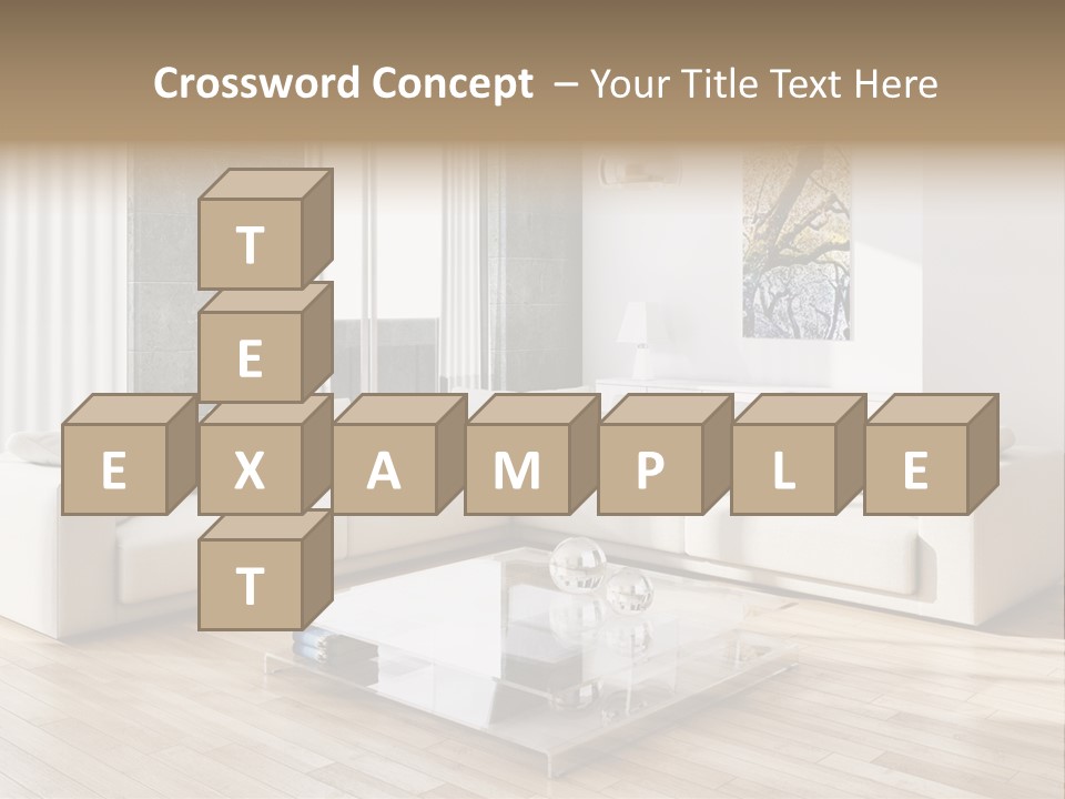Appartamento Sedia Abitazione PowerPoint Template