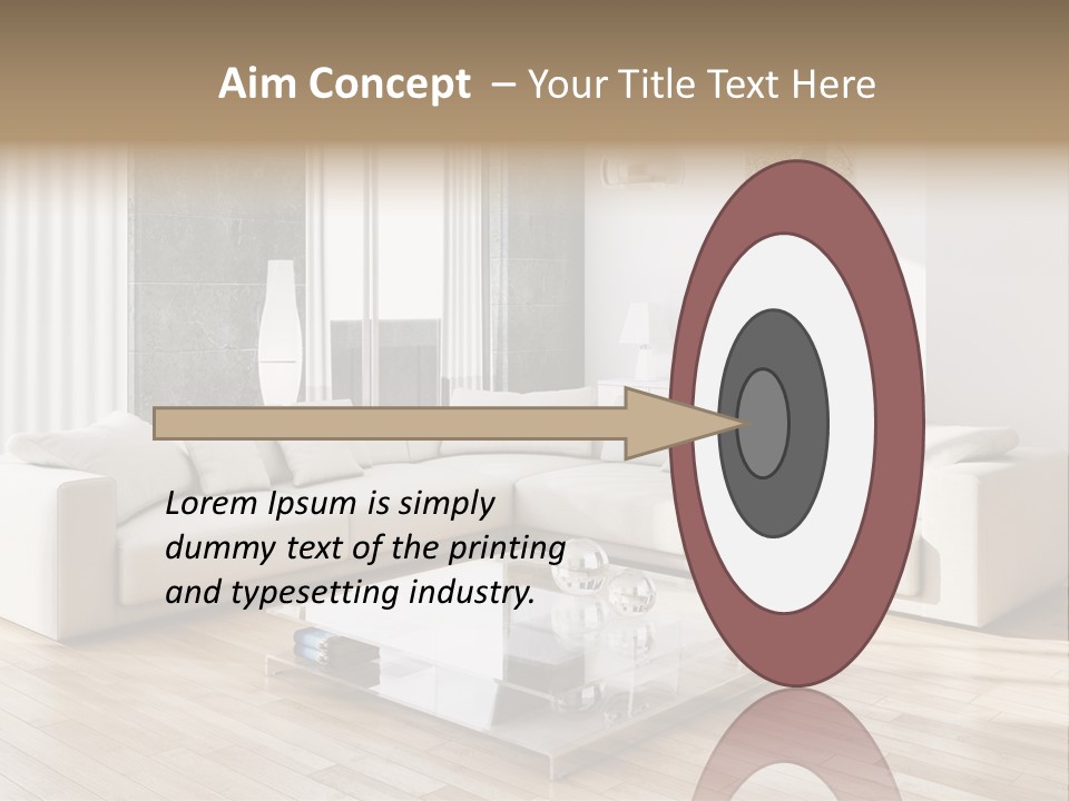 Appartamento Sedia Abitazione PowerPoint Template