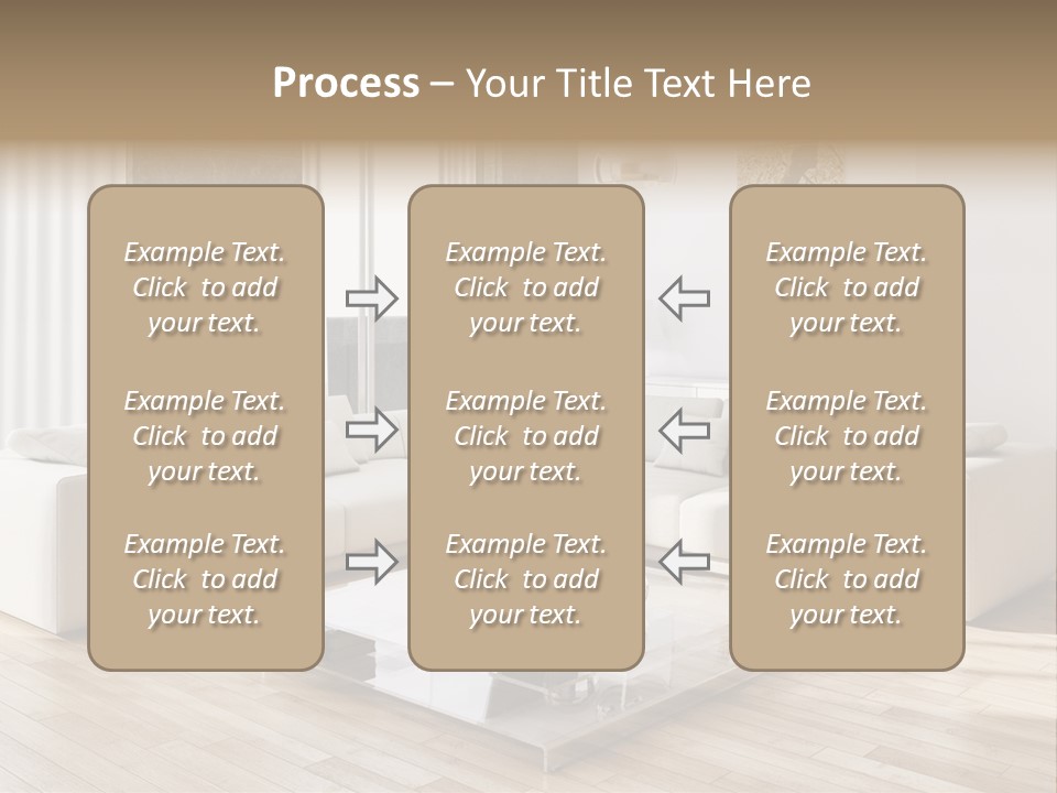 Appartamento Sedia Abitazione PowerPoint Template