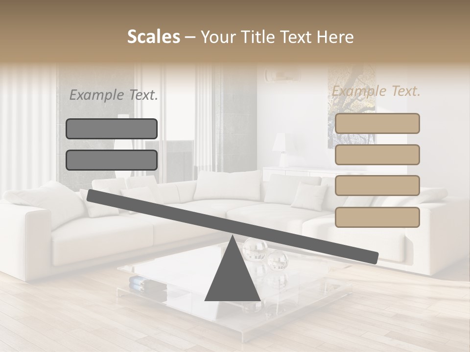 Appartamento Sedia Abitazione PowerPoint Template