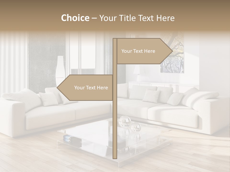 Appartamento Sedia Abitazione PowerPoint Template