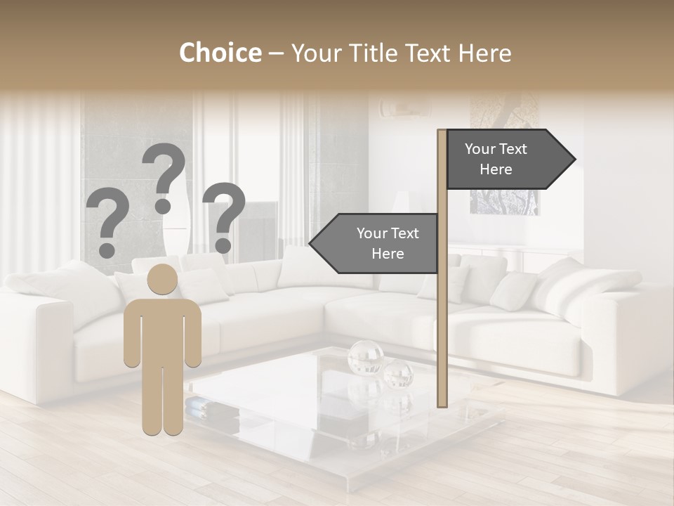 Appartamento Sedia Abitazione PowerPoint Template