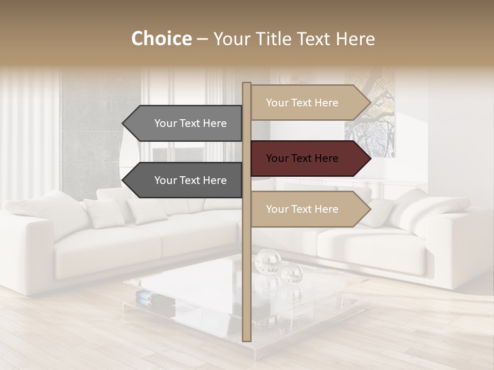 Appartamento Sedia Abitazione PowerPoint Template