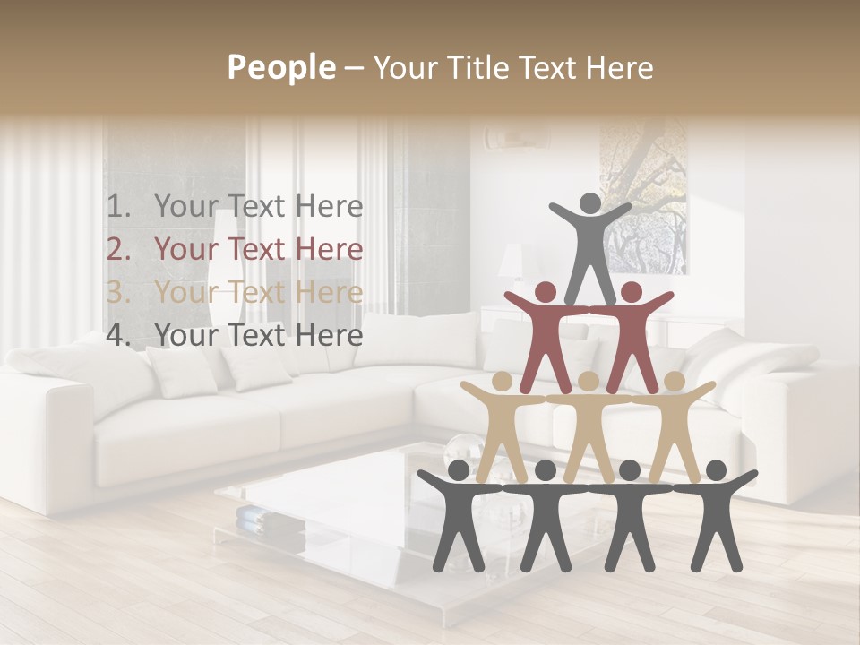 Appartamento Sedia Abitazione PowerPoint Template