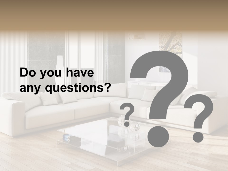 Appartamento Sedia Abitazione PowerPoint Template