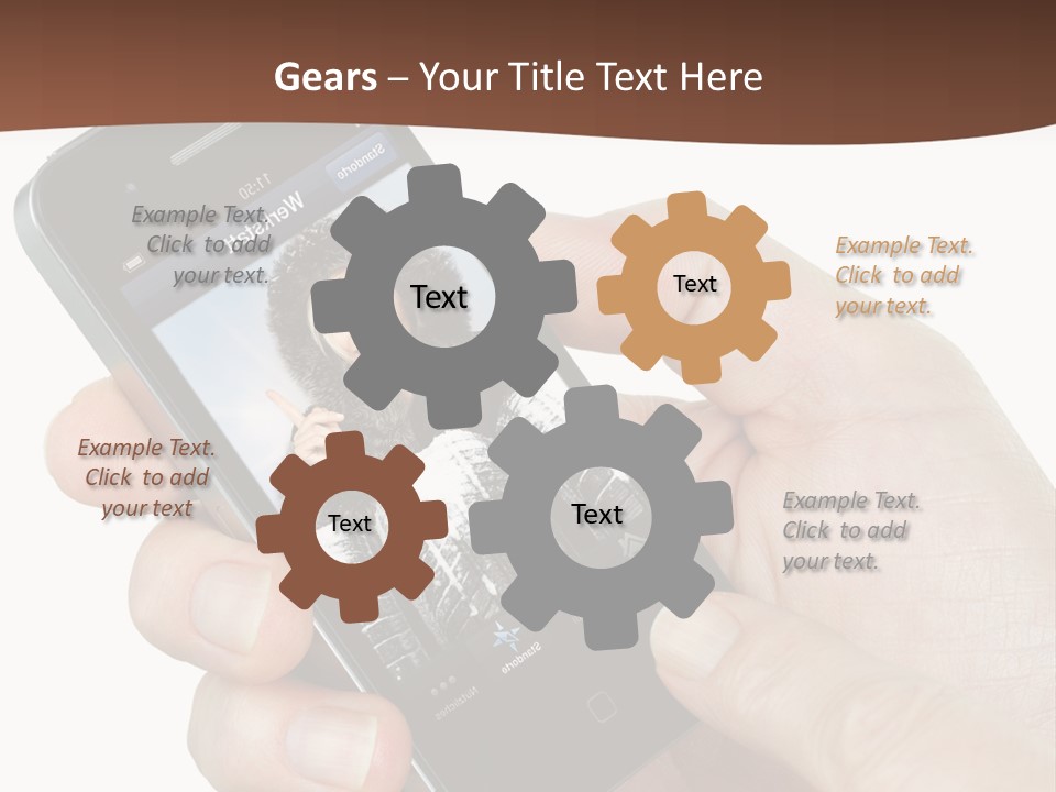 Connection Autowerkstatt Bediehnen PowerPoint Template