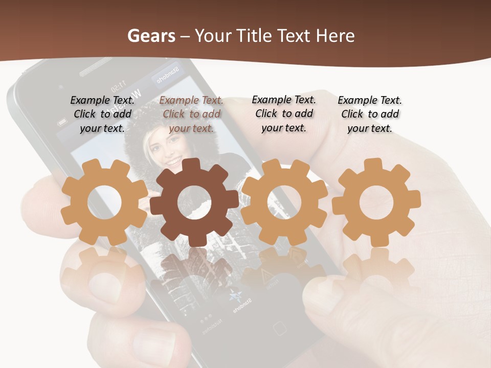 Connection Autowerkstatt Bediehnen PowerPoint Template