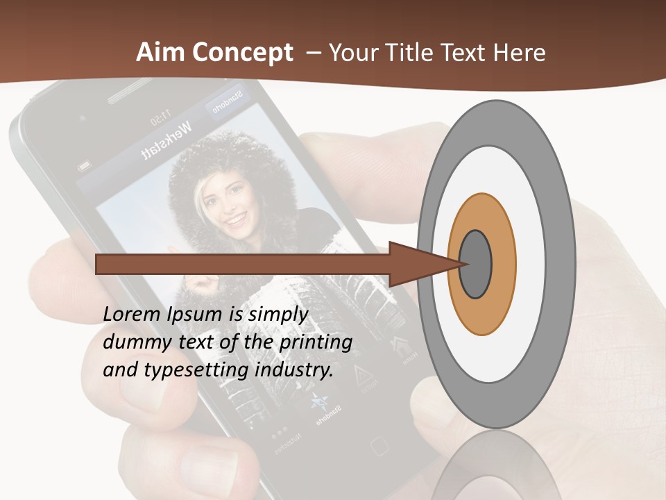 Connection Autowerkstatt Bediehnen PowerPoint Template
