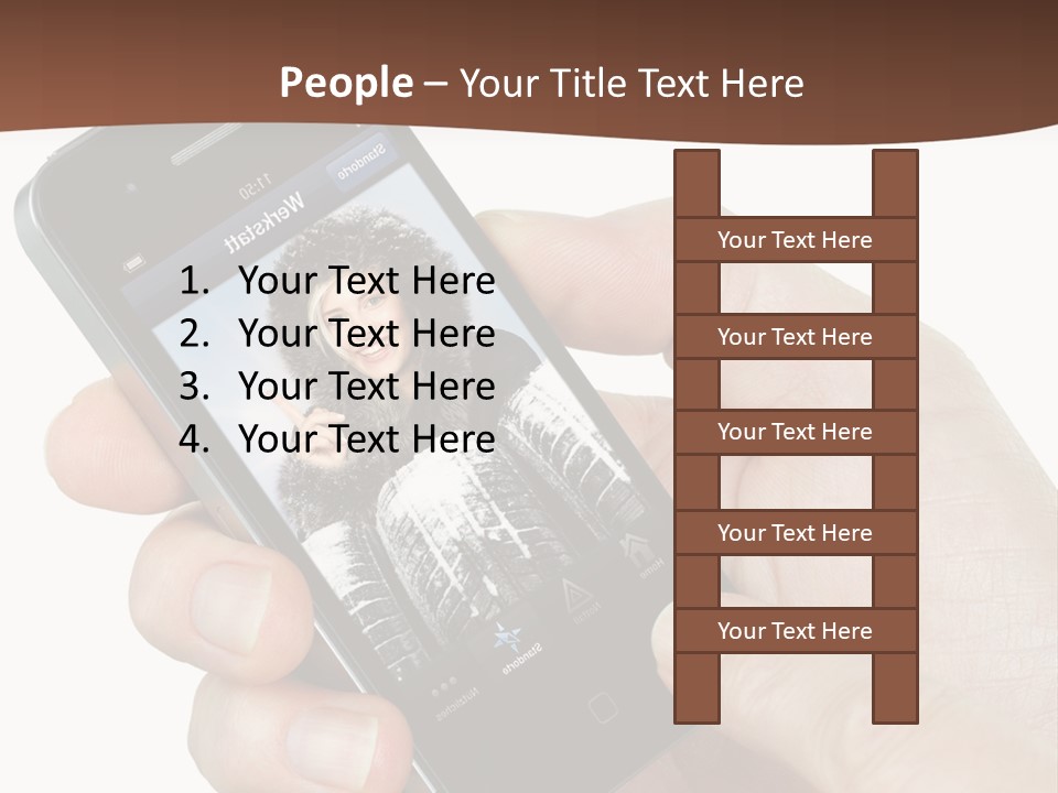 Connection Autowerkstatt Bediehnen PowerPoint Template