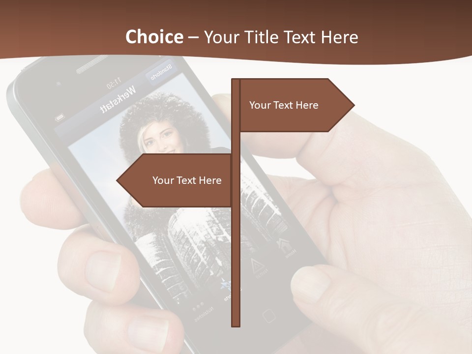 Connection Autowerkstatt Bediehnen PowerPoint Template