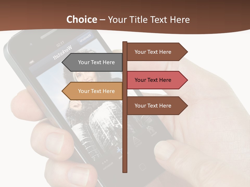 Connection Autowerkstatt Bediehnen PowerPoint Template