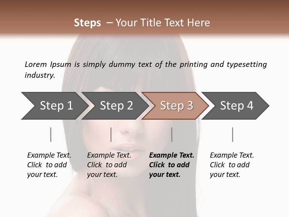 Fresh Person Young PowerPoint Template