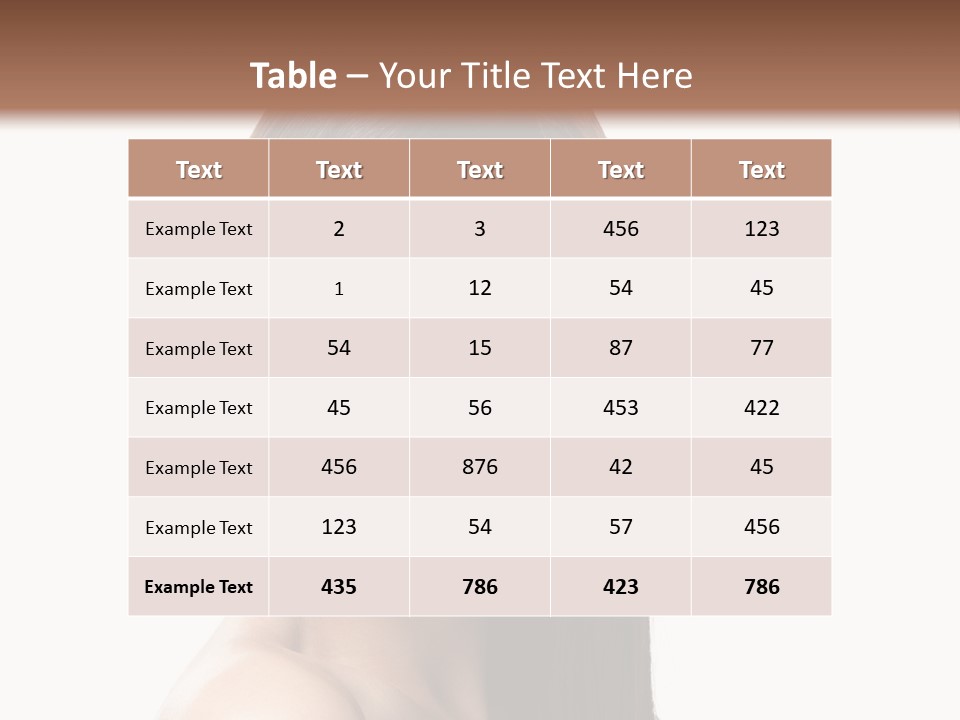 Fresh Person Young PowerPoint Template