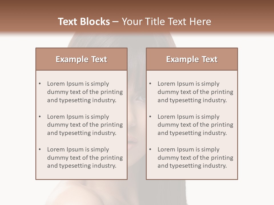 Fresh Person Young PowerPoint Template